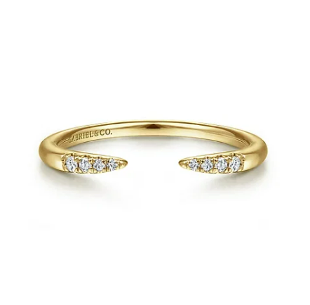 Open Diamond Tipped Ring